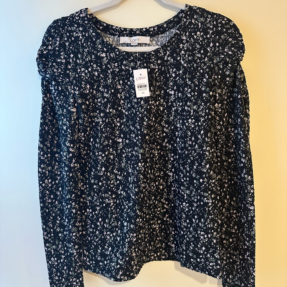 LOFT Floral Top in XS